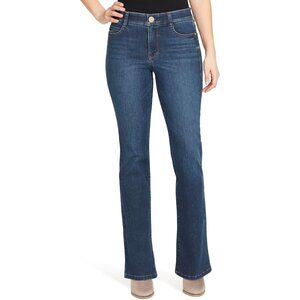 Women's Denim Boot Cut Jeans with Tummy Control Size 6